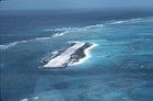 Runway on Tern Island.  Photo by U.S. Fish and Wildlife Service.