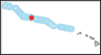 Index map showing the location of Laysan Island.