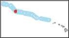 Index map showing the location of Lisianski Island.