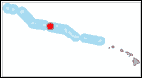 Index map showing the location of Maro Reef.