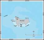 Graphic map of Nihoa Island.  Click for larger image.