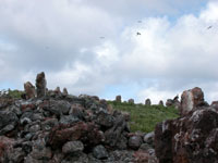 Marae on Mokumanamana.